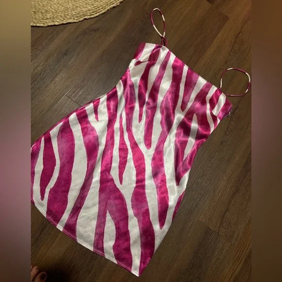 Rhea Mini Dress
The East Order pink zebra print slip party revolve formal $170 - Picture 8 of 14